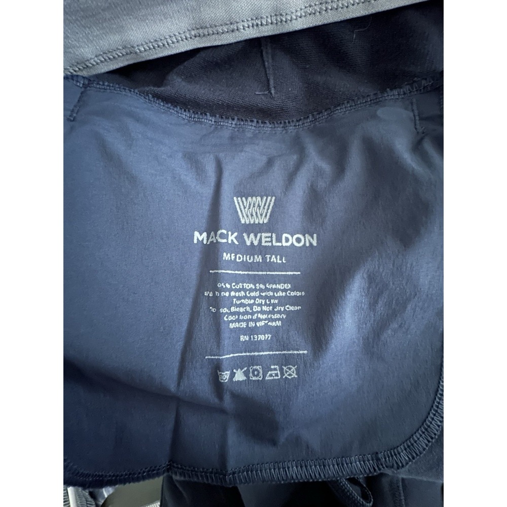 Mack Weldon Daily Wear Pants Mens Medium Tall Blue Performance‎ Jogger 32x30 - Picture 5 of 5